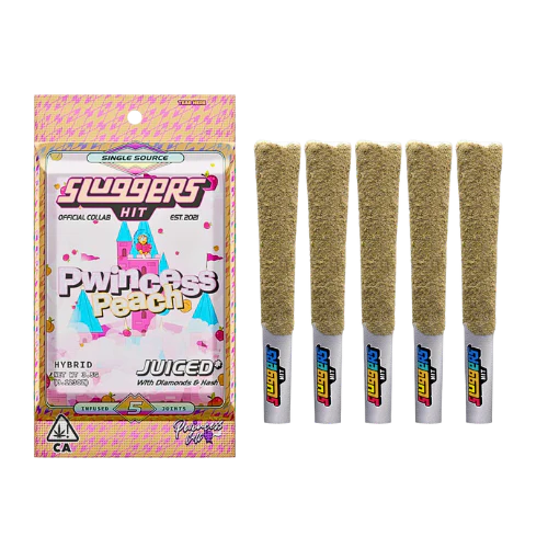 Thumbnail: "SLUGGERS HIT" [5 PACK Pre-Rolls] DIAMOND & HASH INFUSED
