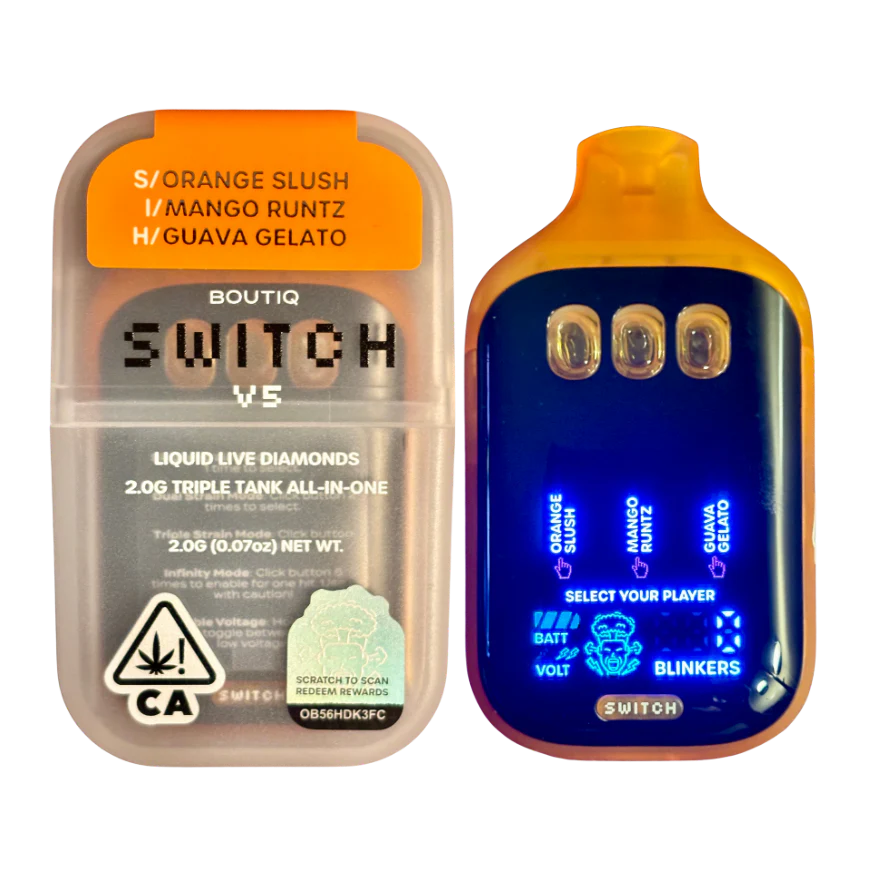 Thumbnail: "BOUTIQ SWITCH V5" (3 in 1) (3 Strains/1 Vape)