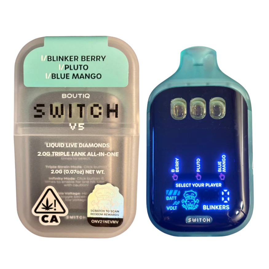 Thumbnail: "BOUTIQ SWITCH V5" (3 in 1) (3 Strains/1 Vape)