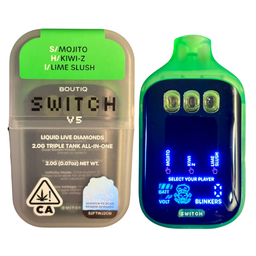 Thumbnail: "BOUTIQ SWITCH V5" (3 in 1) (3 Strains/1 Vape)
